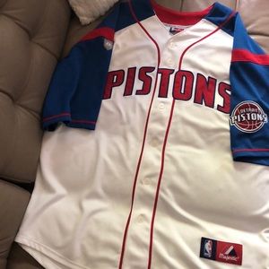 Detroit Pistons Majestic Billups jersey